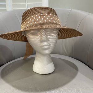 Brown Woven Sun Hat